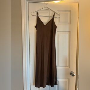 Aritzia Wilfred Only Slip Midi Dress
